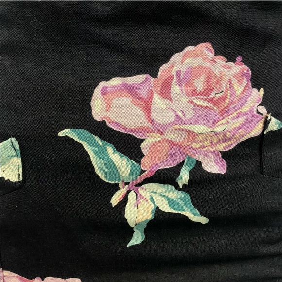 Stone Cold Fox Primrose Gown black peony - Picture 3 of 11